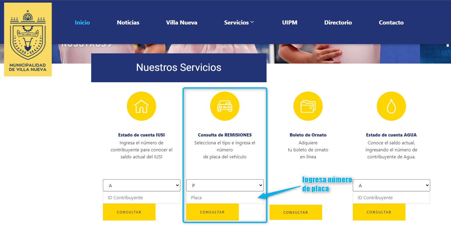 Consulta Multas Villa Nueva