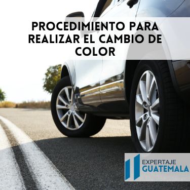 Procedimiento para realizar el cambio de color